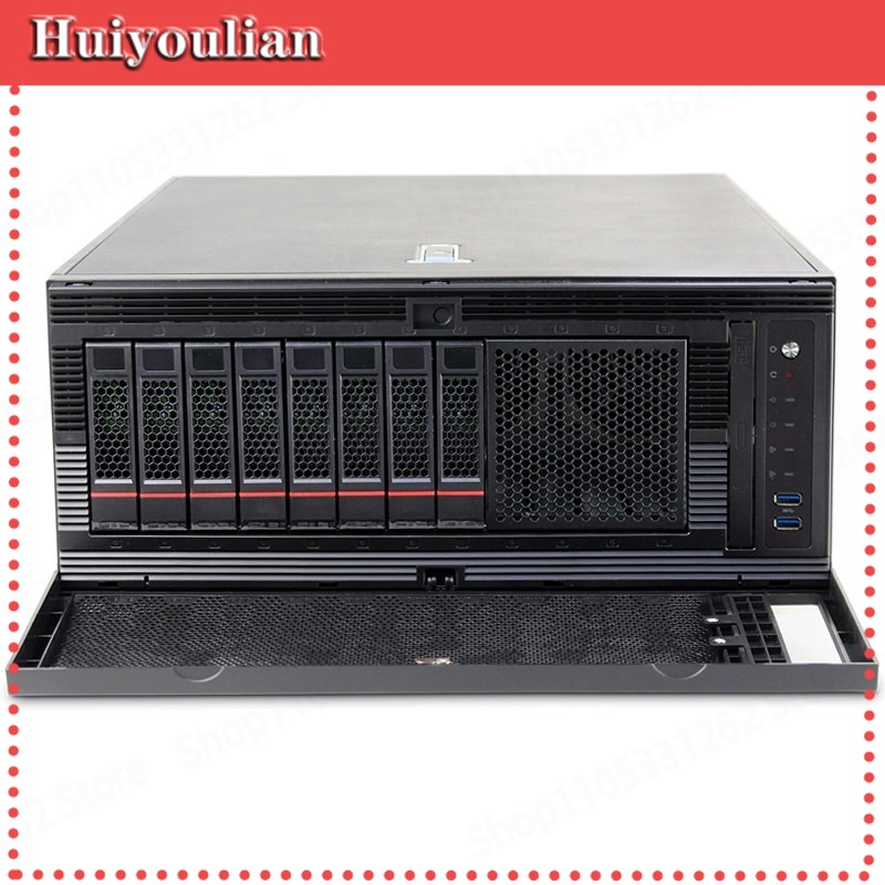 Server Gpu Chassis 4U - 8049ETX-8タワーサーバーシャーシ 4Uラックタワー型コンバーチブル 4 GPUワークステーション対応 8ホットスワップベイ